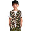 Partilandia | Gilet militare mimetico per bambini (taglia unica)