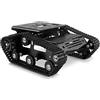 XiaoR GEEK Robot Smart Car Chassis Kit piattaforma mobile serbatoio in lega di alluminio completa con motori 2WD per progetti robot Arduino/Raspberry Pi - Strumenti gratuiti