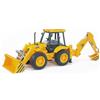 bruder 02428 - terna JCB 4CX, terna a benna frontale, veicolo da costruzione, pala gommata