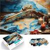 AITEXI Puzzle 1000 pezzi per adolescenti Pistola pirata per il giocattolo di sfida del gioco educativo è ideale come regalo per tutta la famiglia 38x26cm