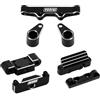 INJORA Supporto Anteriore in Alluminio, Supporti Posteriori per Perni, Cremagliera Sterzo per 1/24 Buggy Losi Micro-B 1/28 Micro-T Upgrade