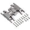INJORA RC Skid Plate per 1/24 RC Crawler Axial SCX24 AXI90081 Aggiornamenti Parti, Accessori（Grigio）