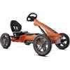 BERG Rally Gokart, veicolo a pedale, giocattolo per bambini, adatto per bambini dai 4 ai 12 anni (arancione, base)
