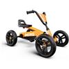 BERG Buzzy Arancione Go-Kart a Pedali per Bambini 2-5 Anni | Macchinina Cavalcabile con 4 Ruote Stabili per Bambini | Sedile Regolabile e Certificato Sicurezza