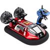Generico RC Nave 2.4G Anfibio Hovercraft RC Veicolo Telecomandato Canottaggio Tutti i Terreni Acqua Spiaggia Piscina Barca Telecomandata Impermeabile Giocattoli Elettrici