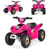 SOARS Auto elettrica per bambini, Quad elettrico per bambini ATV 6V, camminata anteriore/posteriore, sedile ergonomico, ruote antiscivolo, caricatore incluso, carico 30 kg, per ragazzi e ragazze 3