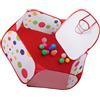 CIYODO Piscina di Palline per Ragazzi e Bambini Pieghevole in Poliestere Resistente all'Usura, Forma Esagonale con Design Divertente per Giochi Indoor e Outdoor