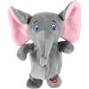 Abaodam Elefante Peluche Parlante e Musicale Per Ragazzo Ragazza Giocattolo Morbido Con Funzione Camminante Decorazione Per Nascita e Compleanni Compagno Confortevole Stile Kawaii Adatto