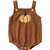 Generico Costume Halloween Neonato 3-6 Mesi Vestito Zucca Bimbo Tutina Costumi Da Zucca Bimba Invernali Pagliacetto Arancione Costume Carnevale Bambino 0-24 Mesi Halloween Travestimento Cosplay Feste