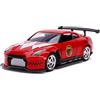 Jada - Power Rangers 2009 Nissan Gt-R R35, 253252009, + 8 Anni, Scala 1:32, Die-Cast