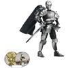 Generico Scheletro Medievale Cavaliere D'Azione, 360° Multi-Joint Articolato Modello Poseabile Con Armatura Dettagli, Gothic Home Decor Figurine Per Desktop Display, Halloween Giocattolo Da Collezione, 14cm