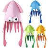 W WIDMANN MILANO Party Fashion - Cappello Calamaro Gigante Adulto Unisex, 1 Pezzo, Pesci, Mondo Marino, Carnevale, Feste a Tema