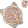Generico Scatola Puzzle In Legno A Forma Di Gatto 23,7x21,8 cm Puzzle Per Gatti A Forma Di Animale Puzzles in legno a formas di gatto color Morandi da 135 pezzi Giocattolo Di Precisione Per Amanti Dei Gatti