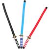 GALPADA Spade Giocattolo Per Bambini 3 Pezzi Cosplay Giapponese in Materiale Leggero, Set Spade Lunghe Colorate Per Feste Di Compleanno e Giochi Di Ruolo