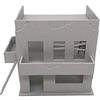 Outland Models Miniature danneggiate rovina casa sfondo edificio 1:72