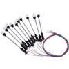 T TOOYFUL 10Pcs 1: 100 Ho Modellismo Ferroviario LED Lampione Lampione Stradale Luci LED - 11 - 6 cm