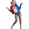 Funidelia Kit Costume Ufficiale Harley Quinn - Suicide Squad per donna, Include maglietta e giacca, DC Comics - Tenuta per adulti per Carnevale e Halloween - Taglia S