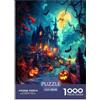 UXINYOUME Halloween Village Puzzle Impossibili 1000 Pezzi Decorazione Per La Casa. Rilassamento E Intelligence Per Adulti E Ragazzi Da 14 Anni 38x26cm/1000pcs