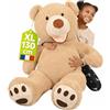 bananair Banabear Orsacchiotto XXL Gigante 130 cm Orso de Peluche Teddy Bear Peluche Morbida, Perfetto per Compleanno, Natale, Giocattolo…