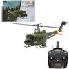 Lunaro UH-1 Huey RC elicottero con GPS, YU XIANG F07-V elicottero militare scala 1/34 per adulti, drone interno esterno con stabilizzatore e motori potenti