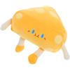 Luxshiny Forma di Formaggio Cuscino e Giallo, Morbido di Peluche, e Relax a Casa Decorazione Simpatica, per Divano per Ragazzo Ragazza e Soggiorno