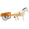 Generico Carrozza Per In Miniatura - Giocattolo Decorativo Motorizzato, Mini Carrozza, Ornamento Da Scrivania, Cavallo Retrò Dal Design Classico | Motorizzato Per La Casa, La Scuola, L'asilo, La C