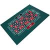 Generico Tavolo da casinò a doppia faccia in feltro - Blackjack e Texas Hold'em Disponibile Tappetino da tavolo - Tovaglia da casinò verde - Layout da tavolo Roulette Tappetino da gioco per giochi di