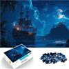 AITEXI puzzle 1000 pezzi per adulti Nave pirata nei Caraibi Difficile da completare ma divertente e umoristico Collezione di artisti, Belle arti 52x38cm