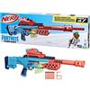 Nerf Hasbro Nerf Fortnite Storm Scout Blaster, Scope, 6-Dart Clip, 6 Elite Freccette, Bolt Action, F8346