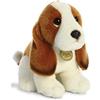 AURORA, 26371, MiYoni Basset Hound, 23,5 cm, Peluche Bianco e Marrone