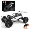 Mould King 18001 Technology - Macchina da corsa fuoristrada, 394 pezzi con 3 motori, modello Building Block The Mechanical Group Series per veicoli fuoristrada estremi, kit da costruzione giocattolo