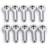 AXspeed 10 pezzi M4 Metal Link Rod Tie Rod End Ball Joint Head per Axial Scx10 90046 1/10 RC Auto Barca Aereo