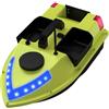 HUIOP Barca da pesca con esca telecomandata wireless 600M GPS RC Barca da pesca con 3 contenitori per esche,barca esca telecomandata