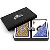 Copag 1546 Neoteric Design 100% carte da gioco in plastica, dimensioni poker viola/giallo/blu (indice regolare, 1 set)