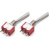 SPARKHOBBY Interruttore trasmettitore RC 2/3 posizioni reset radio master OpenTX T16 T18 TX16S TX18S RadioLink Futaba JR ACCS (2 pezzi lunghi 2 reset)