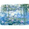 Bristlegrass 1000 pezzi Puzzle di Ninfee per Adulti, Cartoncino, Intermedio, Impressionistico, 22,5 x 22,5 cm, 8+ Anni