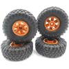 XAQRYQO Pneumatici in Gomma RC per WLtoys 144001 124017 124016 124018 124019 Accessori per Aggiornamenti Auto RC Pezzi di Ricambio Pneumatici Grandi Dimensioni Allargati(Yellow)