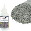 WWS War World Scenics War World Scenics Kit 500g Pietre da Massicciata Grigio Scuro Fini & 250ml Colla per Massicciata - Modellismo Ferroviario Diorama