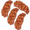 Abaodam 4 Pezzi Steak Artificiali Realistici Modellini Carne per Decorazioni e Fotografia Giocattoli Creativi per Adulti