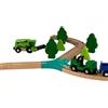 Briocks® - Intersezione a 3 vie 120° per treno in legno - Compatibile con BRIO, Thomas, Lillabo, IKEA, Melissa & Doug, Oxybul, Playtive e molti altri!