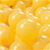 KiddyMoon 200 Palline/7Cm Palline Morbide Colorate Per Piscina Bambini Fatto In EU, Giallo