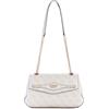 GUESS Katya Convertible Crossbody Flap, Tracolla Donna, Logo Bianco, Taglia Unica