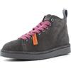 PANCHIC Ankle Boot P01W016-00882053 Suede Faux Fur Lining Pelliccia Interna Taglia 37 Antracite