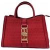 Laura Biagiotti Borsa Linea Arkk 250-1, Pelle Sintetica, Dimensioni 31,5x19x12,5 cm (ROSSO/RUBINO)