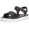 UGG Zayne Ankle Strap - Sandali, Black Leather,