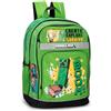 Franco Cosimo Panini MINECRAFT - Zaino Scuola Ufficiale Minecraft, con 2 Ampi Spazi Centrali, Capienti Tasche Frontali, Spallacci Regolabili e Imbottiti, Retro e Fondo Termoformati, 32x43Hx23cm, Verde