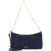 Coccinelle Pelle borsa a tracolla Aura Mini Bag Grained Leather Rosette beige