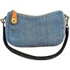 QLTYTUI Borsa a tracolla da donna in denim, piccola borsa a mano Hobo Tote Mini pochette con cerniera, jeans