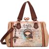 Anekke - Borsa Ugello da Donna - Borsa a tracolla in ecopelle con manici, tasche e tracolla Menire - Accessori e accessori donna - 30 x 20 x 14 cm, multicolore, Talla única