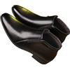 Generic Uomo Chelsea Boots Pelle PU Casual Chukka Stivaletti Cerniera Laterale Tirare su Stivali Abito per Uomo,Nero,44 EU